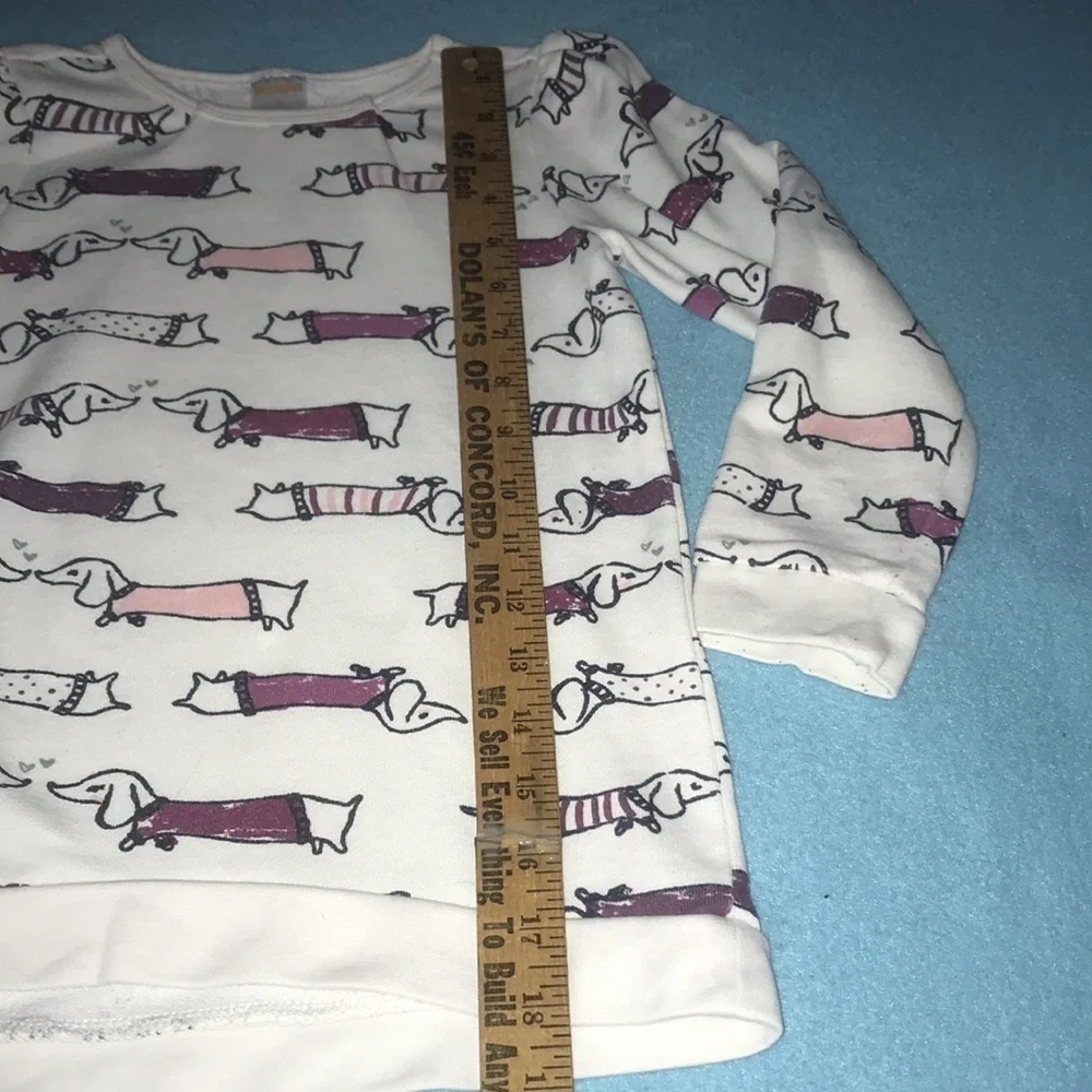 GYMBOREE dachshund dog print long sleeve size 5T